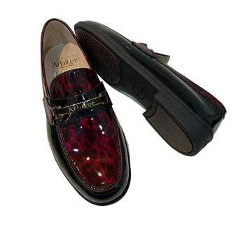 ARBITER  Black patent Tarta Bordo